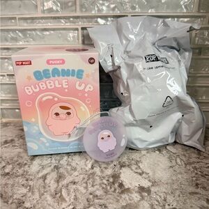 Authentic Pucky Beanie Bubble Up Series
Confirmed Sweet Bubble Purple New